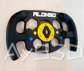 MOD F1 Formula 1 RENAULT con accesorio FERNANDO ALONSO para Logitech G29 y G923