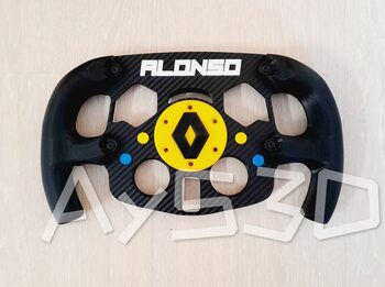 MOD F1 Formula 1 RENAULT con accesorio FERNANDO ALONSO para Logitech G29 y G923