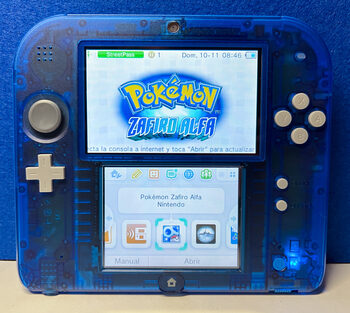 Buy 2DS edición especial Pokémon Zafiro Alfa (sin stick, cargador oficial) FTR-001