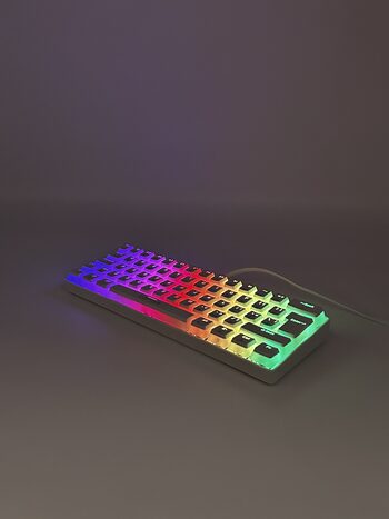 Cepter Amber Mechanical Mini RGB Balta Gaming Klaviatūra