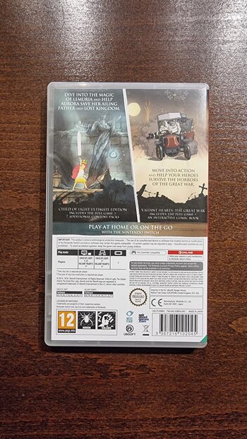 Child of Light: Ultimate Edition + Valiant Hearts: The Great War Nintendo Switch