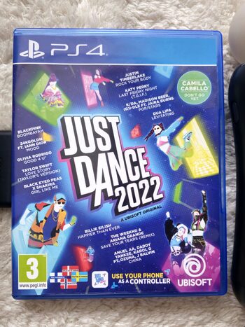 ps4 kamera + move lazdos + just dance 2022 for sale