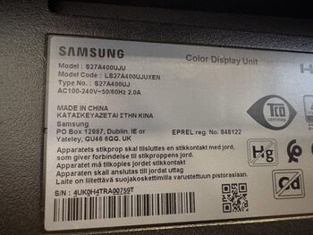 Parduodu monitoriių Samsung S27a400uju 75hz