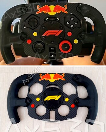 MOD F1 Formula 1 RED BULL para Volante Logitech G29 y G923 de PS PlayStation