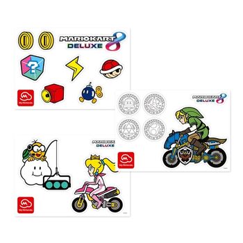 Redeem 3 Sets de pegatinas Mario Kart 8