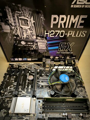 Asus PRIME H270M-PLUS Intel H270 Micro ATX DDR4 LGA1151 2 x PCI-E x16 Slots Motherboard