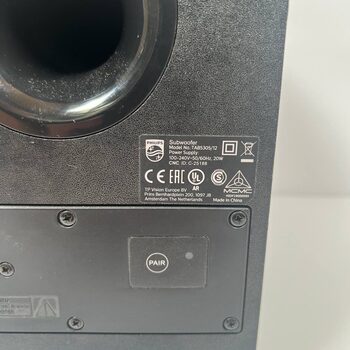 Philips Audio TAB5305/12 Wireless Subwoofer - Black