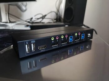 Conmutador KVM Profesional 2 puertos, 4k y usb 3.0 DIGITUS