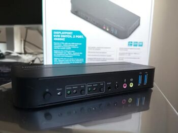 Conmutador KVM Profesional 2 puertos, 4k y usb 3.0 DIGITUS