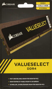 Buy Corsair ValueSelect 8 GB (1 x 8 GB) DDR4-2666 Black / Yellow PC RAM