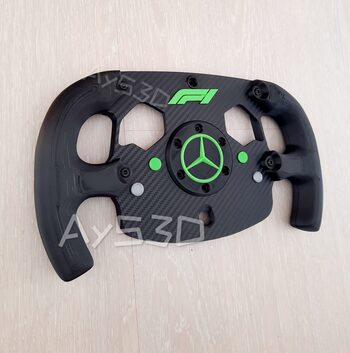 MOD F1 Formula 1 MERCEDES para Volante Logitech G920 de Xbox y PC Color verde for sale