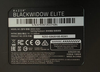 Razer Blackwidow Elite