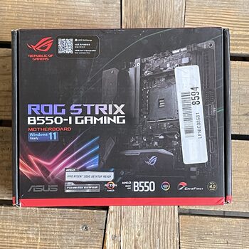 ASUS ROG Strix B550-I Gaming Mainboard AM4 (Mini-ITX, PCIe 4.0, Intel 2,5 Gbit/) Defective Motinine plokste MB Motherboard Defektuota