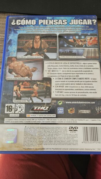 WWE SmackDown vs. Raw 2008 PlayStation 2