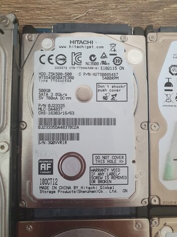 Hitachi 500 GB HDD Storage for sale