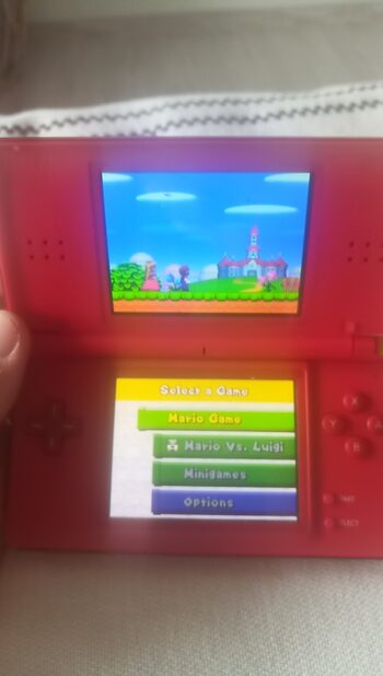 Get  Nintendo DS Lite Red Mario anniversary (Limited Edition) and New Super Mario Bros Nintendo ds