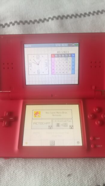  Nintendo DS Lite Red Mario anniversary (Limited Edition) and New Super Mario Bros Nintendo ds