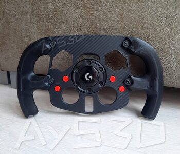 MOD F1 Formula 1 para Volante Logitech G29 y G923 de Ps PlayStation y PC ROJO