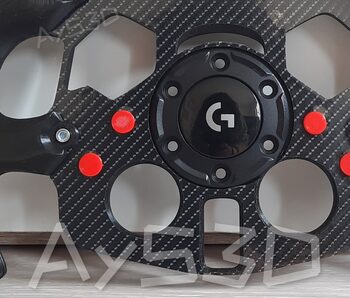 Redeem MOD F1 Formula 1 para Volante Logitech G29 y G923 de Ps PlayStation y PC ROJO