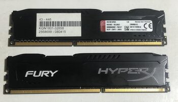 Kingston HyperX FURY 8 GB (2 x 4 GB) DDR3-1600 Black PC RAM