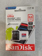 Nauja Sandisk 64gb micro sd atmintis Nintendo PC android ir kitiems