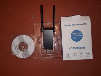 Buy Wifi usb adapteris 1300mbps + bliutufas puikus daiktas 