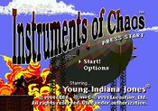 Instruments of Chaos starring Young Indiana Jones SEGA Mega Drive