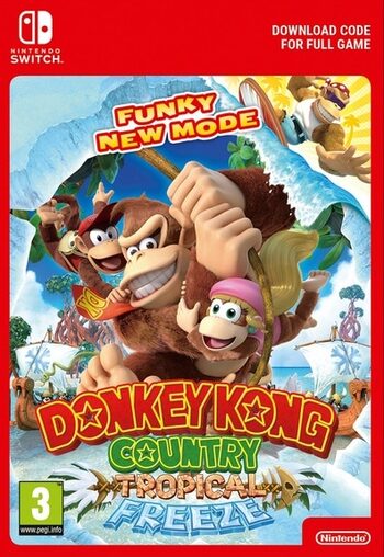 Donkey Kong Country: Tropical Freeze (Nintendo Switch) eShop Key BRAZIL