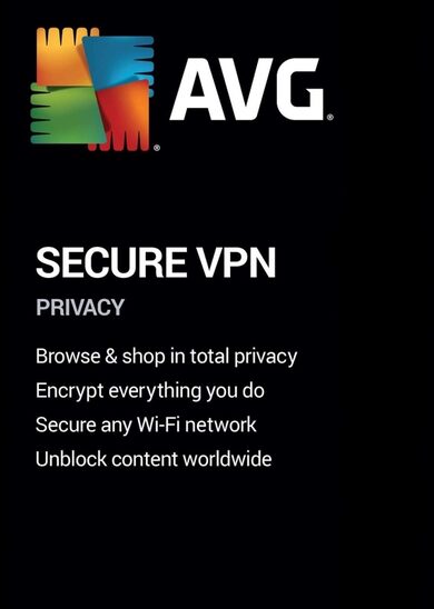 E-shop AVG Secure VPN 1 Device 1 Year AVG Key GLOBAL
