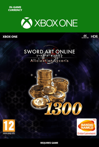 SWORD ART ONLINE Alicization Lycoris 1300 SAO Coins XBOX LIVE Key EUROPE