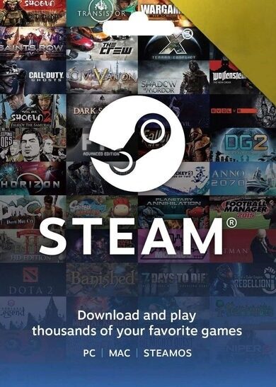 E-shop Steam Wallet Gift Card 35 USD Steam Key UNITED STATES