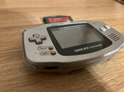 GameBoy Advance Silver konsolė su žaidimu for sale