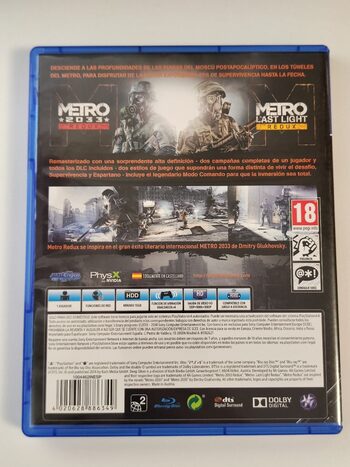 Metro Redux PlayStation 4