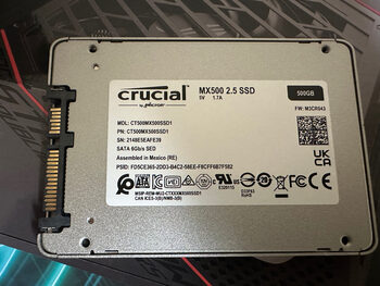 Crucial MX500 500 GB SSD Storage