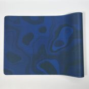 Extended Gaming Mousepad 90x40 cm - Abstract Dark Blue Waves