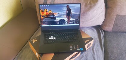 Naujas F15/i5 11th/16GB/15,6"144hz/RTX Ti/SSD/W11