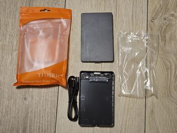 Naujas 2.5" (HDD/SSD) kietojo disko adapteris TISHRIC (USB 3.0) 