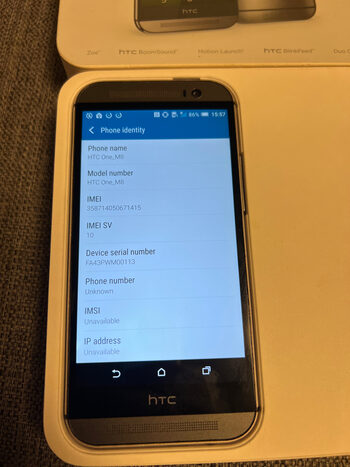 HTC One (M8) CDMA Gunmetal Gray