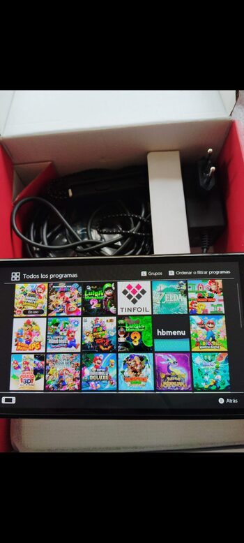 NINTENDO SWITCH OLED CON H@CK 256GB SD