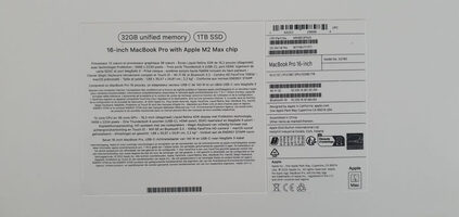 Buy Apple MacBook Pro 16'' M2 Max - 32Go - 1To