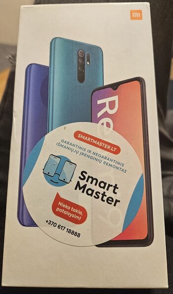 Xiaomi Redmi 9 dėžutė