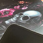 Buy 90 x 40 cm Skulls and Roses oversized pelės kilimėlis / mousepad