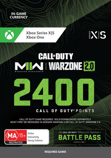 E-shop 2,400 Modern Warfare II or Call of Duty: Warzone 2.0 Points XBOX LIVE Key GLOBAL
