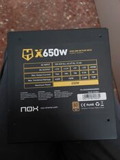 NOX Hummer X ATX 650 W 80+ Gold Modular PSU