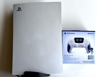 PlayStation 5, Black & White, 825GB + 1TB SSD 980 PRO + ASTRO BOT MANDO