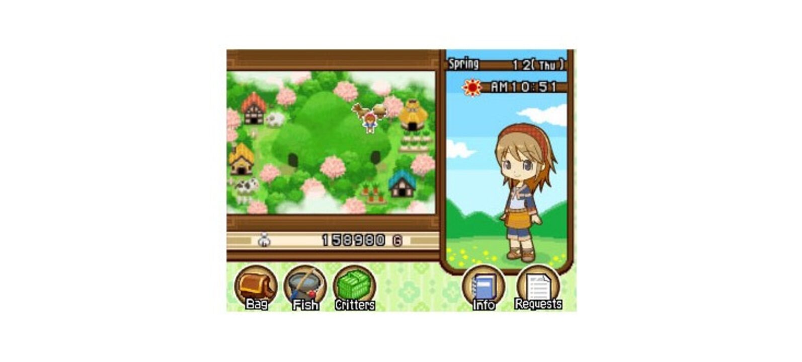 Harvest Moon 3D: The Tale of Two Towns Nintendo 3DS