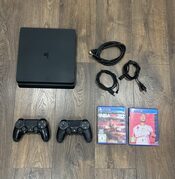 Playstation 4 Slim, Black, 500gb/2 pultai/2 žaidimai