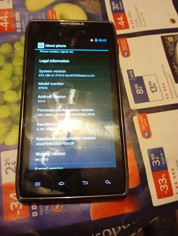 Motorola RAZR XT910 Black