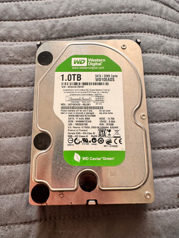 Western Digital 1 TB HDD Storage