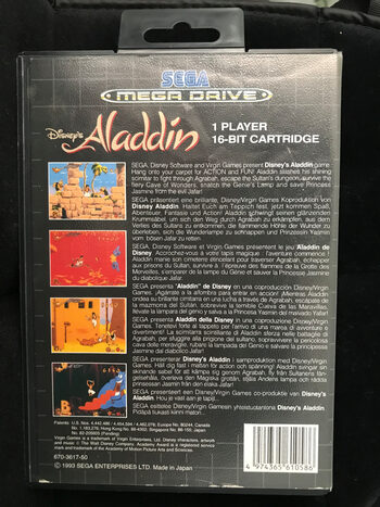 Disney's Aladdin SEGA Mega Drive